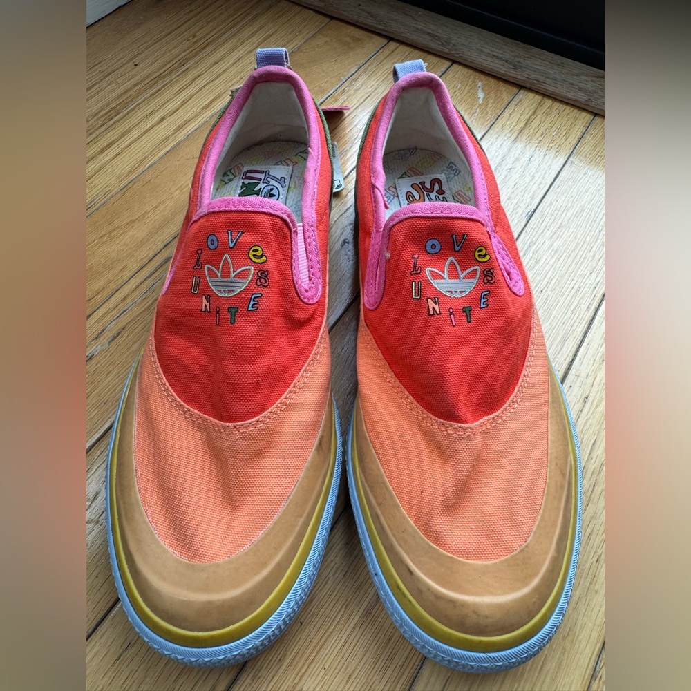 Adidas Multicolor Love & Unite Slip-Ons